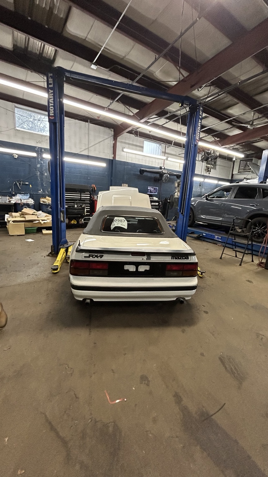 RX-7 Shop Work